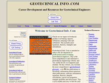 Tablet Screenshot of geotechnicalinfo.com
